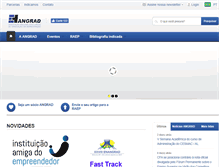 Tablet Screenshot of angrad.org.br